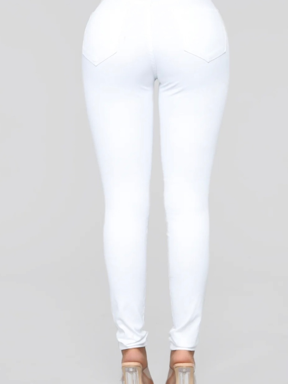 Fashion Nova White Classic Mid-Rise Skinny Jeans NWT - Picture 5 of 8